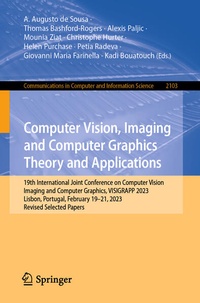 Enlarge image Cover: Computer Vision, Imaging and Computer Graphics Theory and Applications - Springer