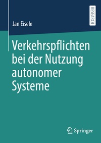 Abbildung von: Verkehrspflichten bei der Nutzung autonomer Systeme - Springer