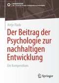 Cover: Der Beitrag der Psychologie zur nachhaltigen Entwicklung - Springer