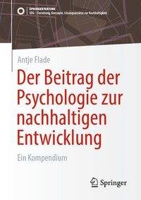 Abbildung von: Der Beitrag der Psychologie zur nachhaltigen Entwicklung - Springer