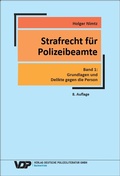 Cover: Strafrecht f&uuml;r Polizeibeamte - Band 1 - Deutsche Polizeiliteratur