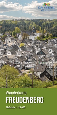 Abbildung von: Wanderkarte Freudenberg - grünes herz