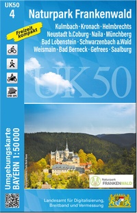 Abbildung von: UK50-4 Naturpark Frankenwald (Umgebungskarte 1:50000) - Landesamt für Digitalisierung, Breitband und Vermessung, Bayern