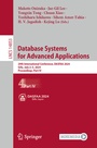 Cover: Database Systems for Advanced Applications - Springer