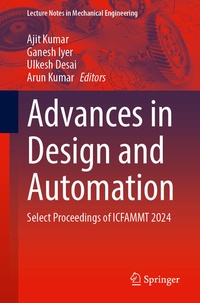 Enlarge image Cover: Advances in Design and Automation - Springer
