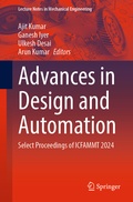 Cover: Advances in Design and Automation - Springer