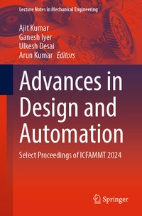 Enlarge image Cover: Advances in Design and Automation - Springer
