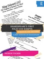 Cover: Shakespeare's First Folio Cue Scripts - Romances and Histories - Routledge