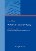 Cover: Partizipative Schulverpflegung - Kovac, Dr. Verlag