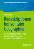 Cover: Redeskriptionen horizontaler Geographien - Springer