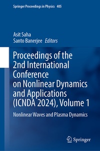 Abbildung von: Proceedings of the 2nd International Conference on Nonlinear Dynamics and Applications (ICNDA 2024), Volume 1 - Springer