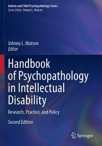 Enlarge image Cover: Handbook of Psychopathology in Intellectual Disability - Springer
