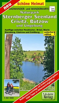 Abbildung von: Radwander- und Wanderkarte Naturpark Sternberger Seenland, Crivitz, Bützow und Umgebung - Barthel, A