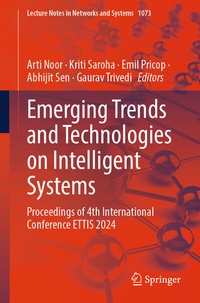 Enlarge image Cover: Emerging Trends and Technologies on Intelligent Systems - Springer