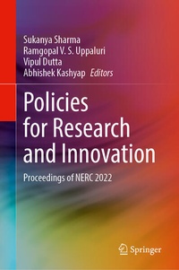 Enlarge image Cover: Policies for Research and Innovation - Springer