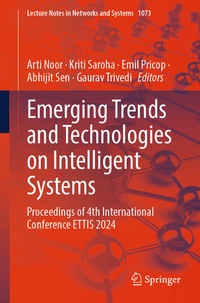 Enlarge image Cover: Emerging Trends and Technologies on Intelligent Systems - Springer