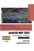 Cover: AutoCAD MEP 2023 for Designers, 7th Edition - Cadcim Technologies