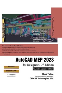 Enlarge image Cover: AutoCAD MEP 2023 for Designers, 7th Edition - Cadcim Technologies