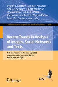 Abbildung von: Recent Trends in Analysis of Images, Social Networks and Texts - Springer