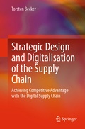 Cover: Strategic Design and Digitalisation of the Supply Chain - Springer