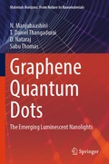 Cover: Graphene Quantum Dots - Springer