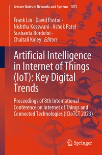Enlarge image Cover: Artificial Intelligence in Internet of Things (IoT): Key Digital Trends - Springer