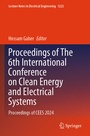 Cover: Proceedings of The 6th International Conference on Clean Energy and Electrical Systems - Springer