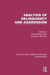 Enlarge image Cover: Analysis of Delinquency and Aggression - Routledge
