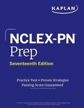 Cover: NCLEX-PN Prep, Seventeenth Edition (2025): Includes 1 Full Length Practice Test + Proven Strategies - Kaplan Test Prep