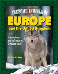 Cover: Awesome Animals of Europe and the United Kingdom - Curious Fox Books