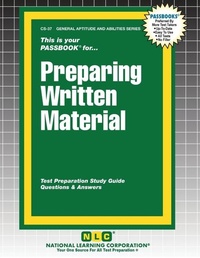 Enlarge image Cover: Preparing Written Material - National Learning Corp