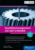 Cover: Qualit&auml;tsmanagement mit SAP S/4HANA - SAP PRESS