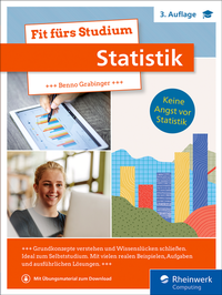 Enlarge image Cover: Fit fürs Studium - Statistik - Rheinwerk