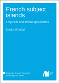 Cover: French subject islands - Language Science Press
