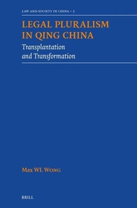 Abbildung von: Legal Pluralism in Qing China - Brill