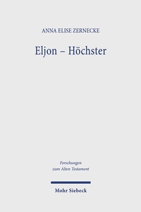 Abbildung von: Eljon - Höchster - Mohr Siebeck