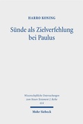 Cover: S&uuml;nde als Zielverfehlung bei Paulus - Mohr Siebeck