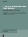 Cover: Concilium Universale Ephesenum - De Gruyter
