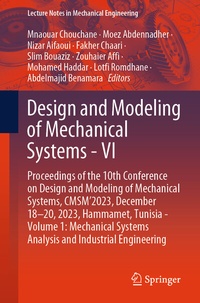 Abbildung von: Design and Modeling of Mechanical Systems - VI - Springer