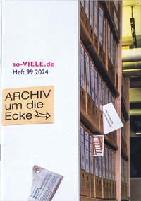 Abbildung von: so viele Heft 99 2024 - icon Verlag Hubert Kretschmer