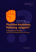 Cover: Position beziehen, Haltung zeigen!? - Waxmann