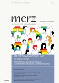 Cover: Medienp&auml;dagogik und Queerness - kopaed - merz / medien+ erziehung