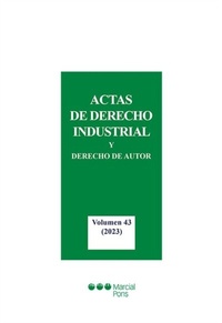 Abbildung von: Actas de Derecho Industrial y Derecho de Autor - Marcial Pons SdH
