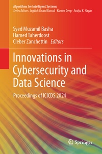 Enlarge image Cover: Innovations in Cybersecurity and Data Science - Springer