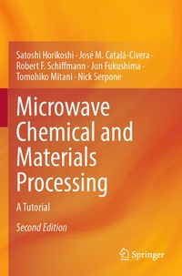 Enlarge image Cover: Microwave Chemical and Materials Processing - Springer