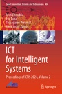 Cover: ICT for Intelligent Systems - Springer