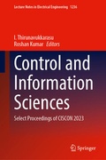 Cover: Control and Information Sciences - Springer