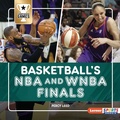 Cover: Basketball's NBA and WNBA Finals - Lerner Publishing Group