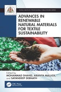 Cover: Advances in Renewable Natural Materials for Textile Sustainability - CRC Press