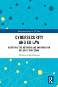 Cover: Cybersecurity and EU Law - Routledge